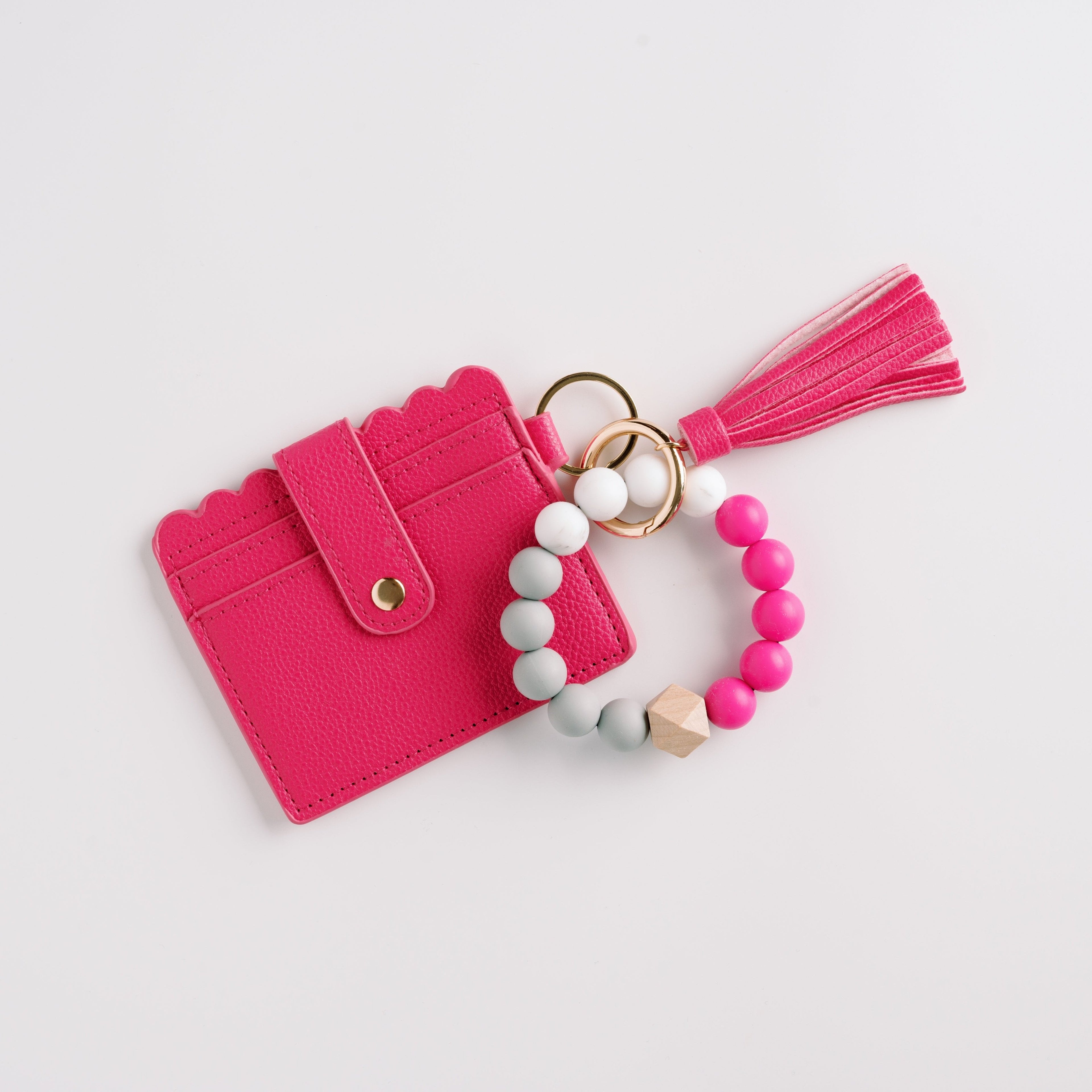 Cute Wristlet Wallet Keychain