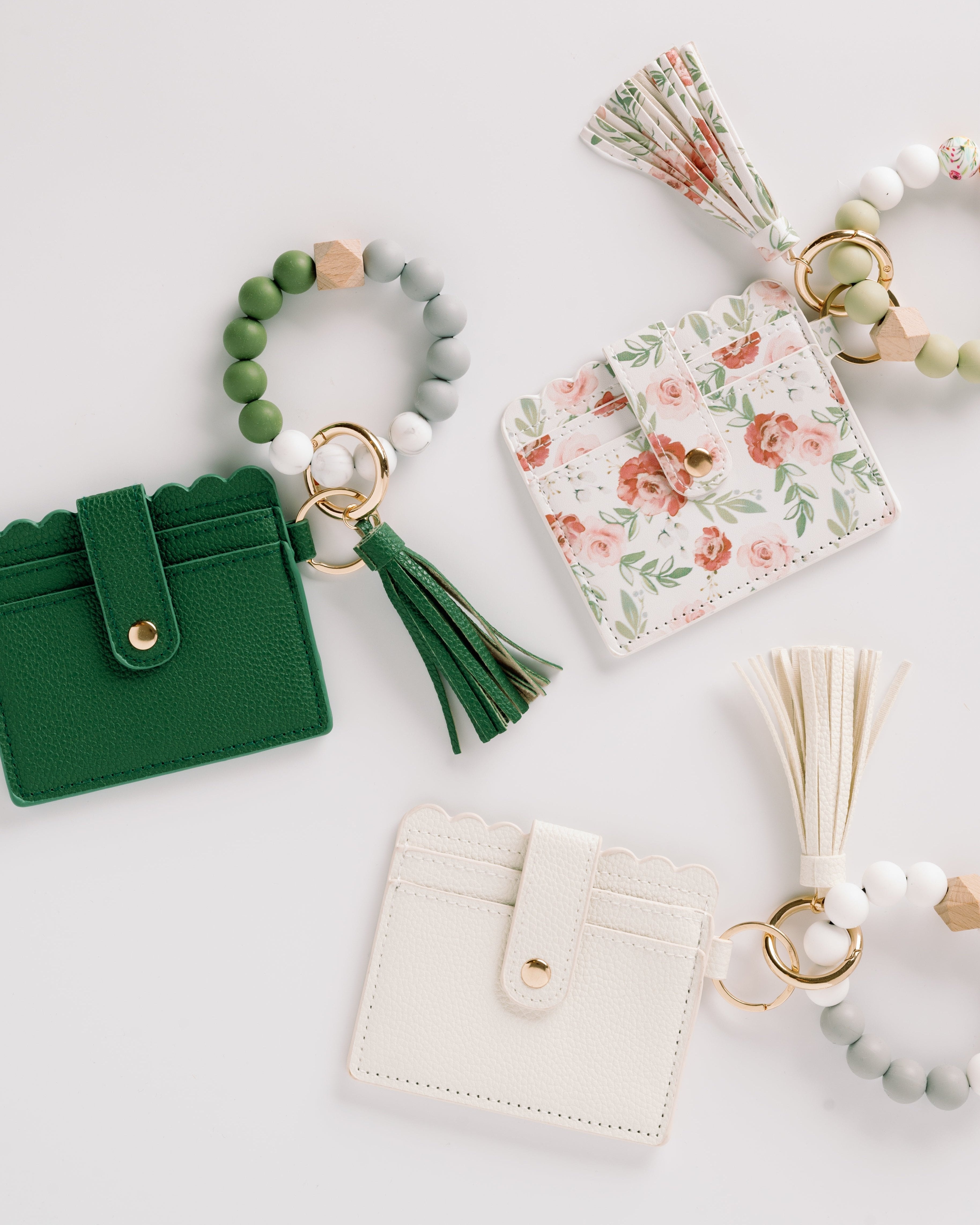 Cute Wristlet Wallet Keychain