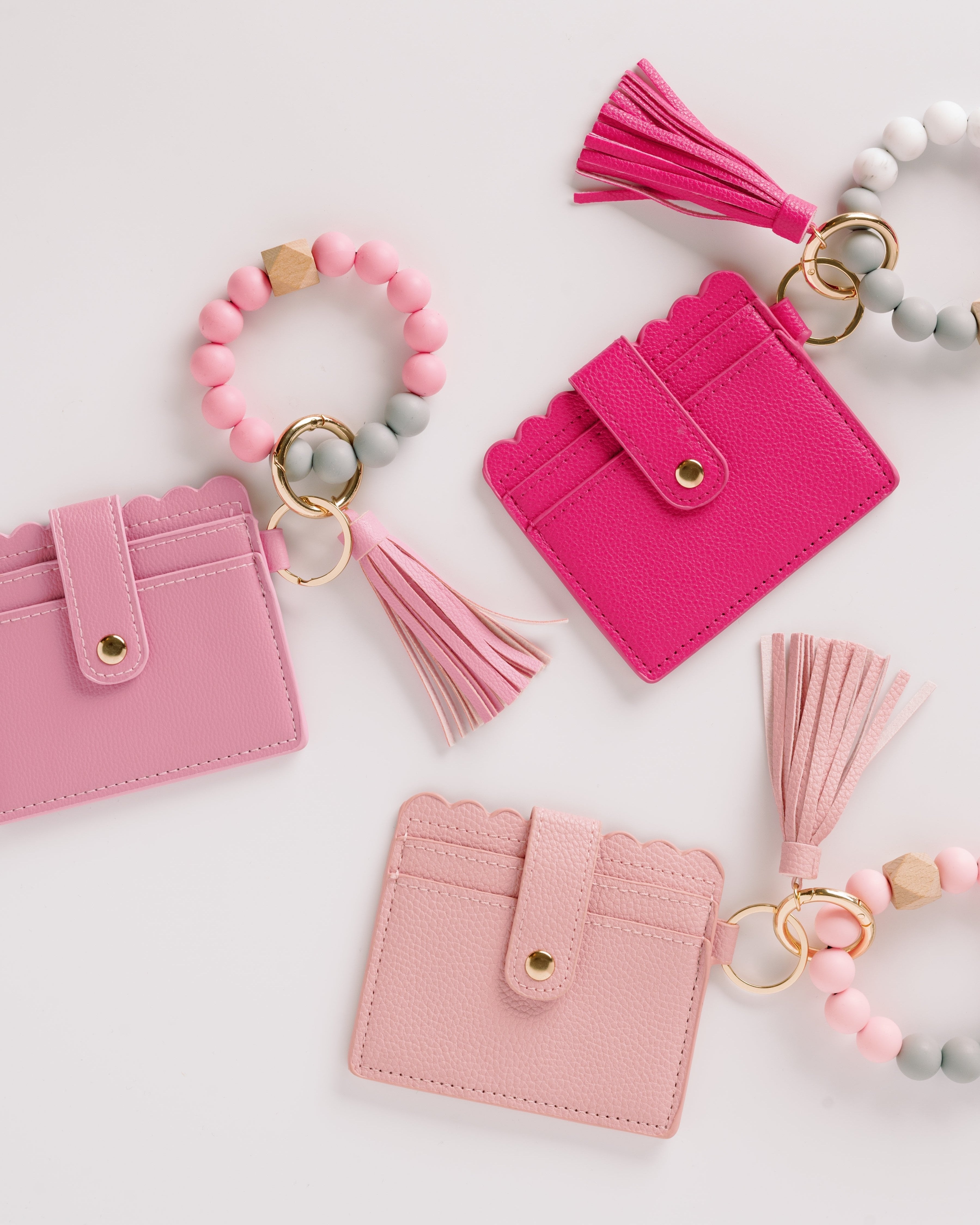 Cute Wristlet Wallet Keychain