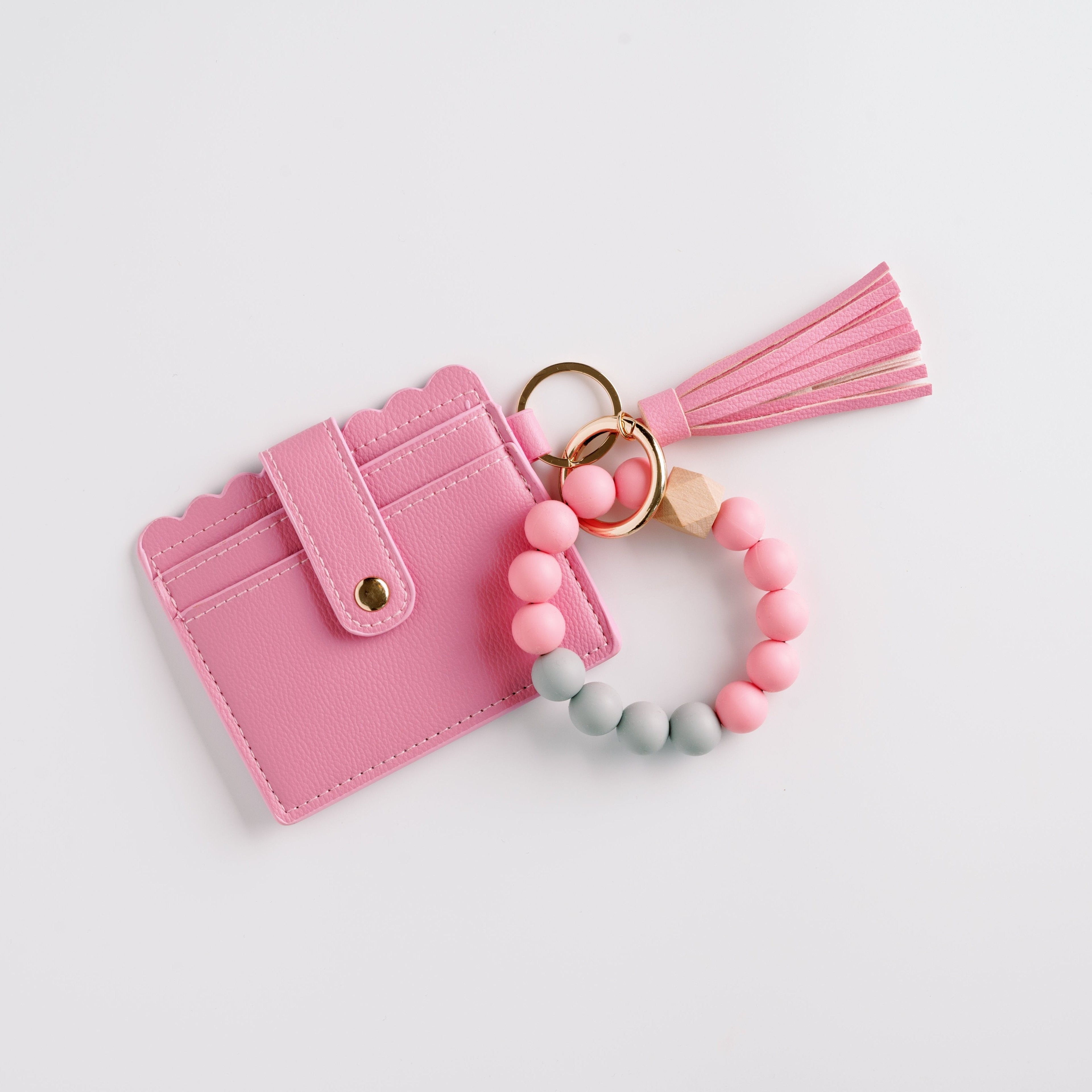 Cute Wristlet Wallet Keychain
