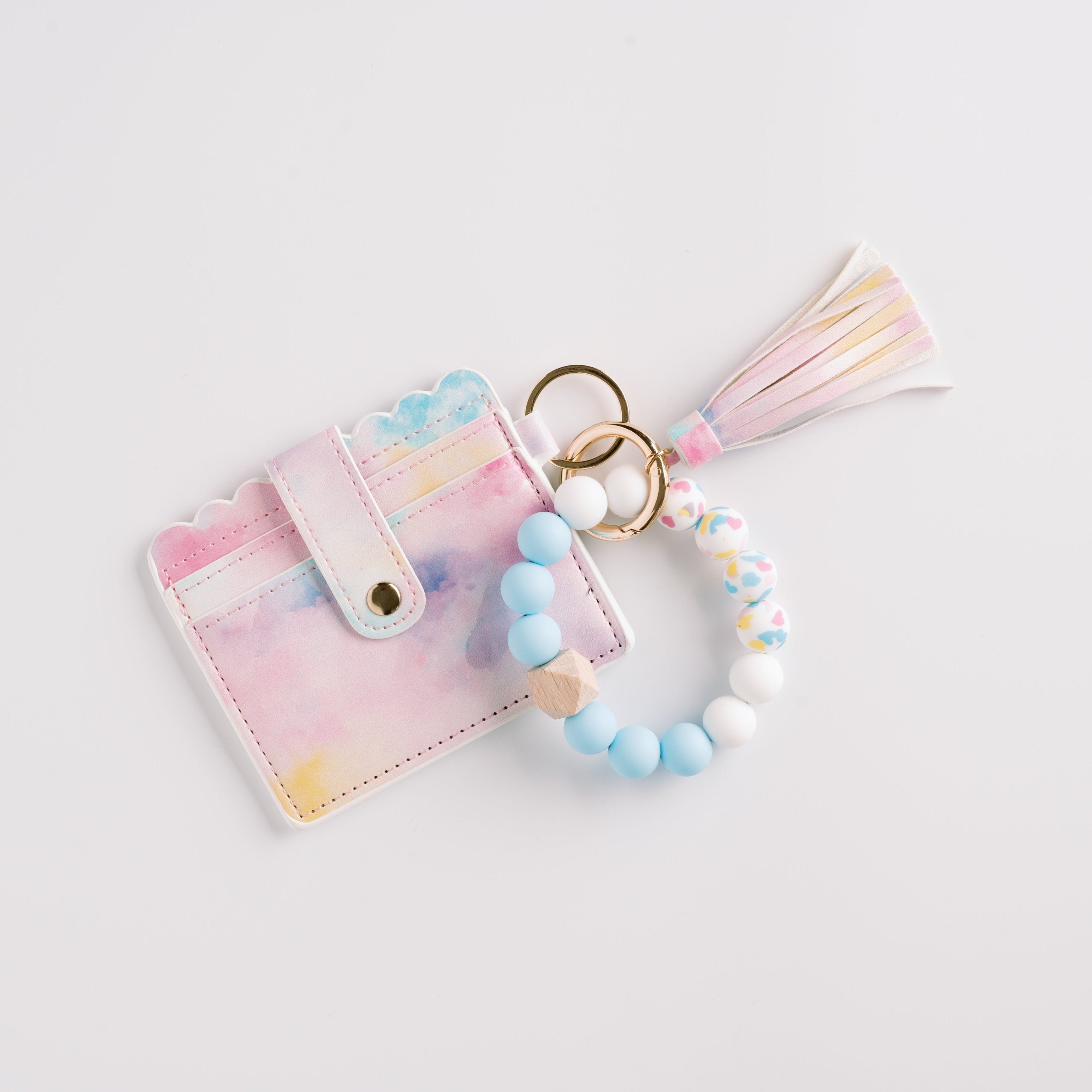 Cute Wristlet Wallet Keychain